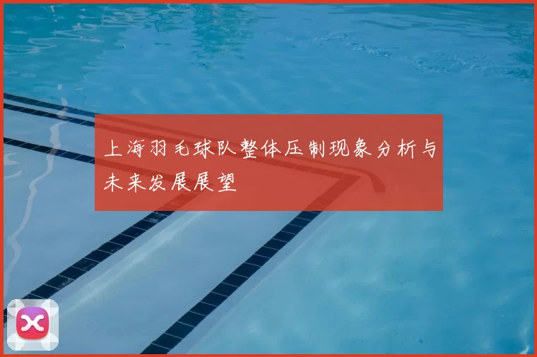 上海羽毛球队整体压制现象分析与未来发展展望