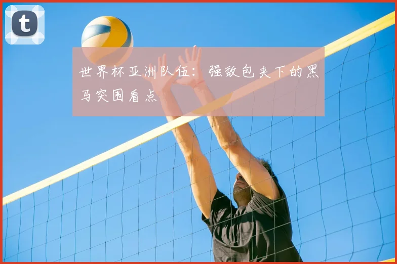 世界杯亚洲队伍：强敌包夹下的黑马突围看点